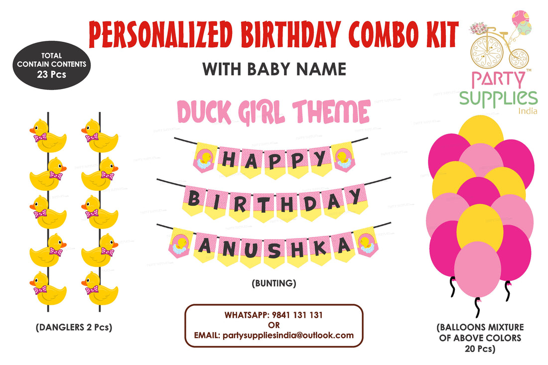 Duck Girl Theme Basic Kit