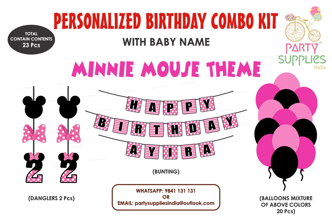 Minnie Mouse Theme Basic Kit