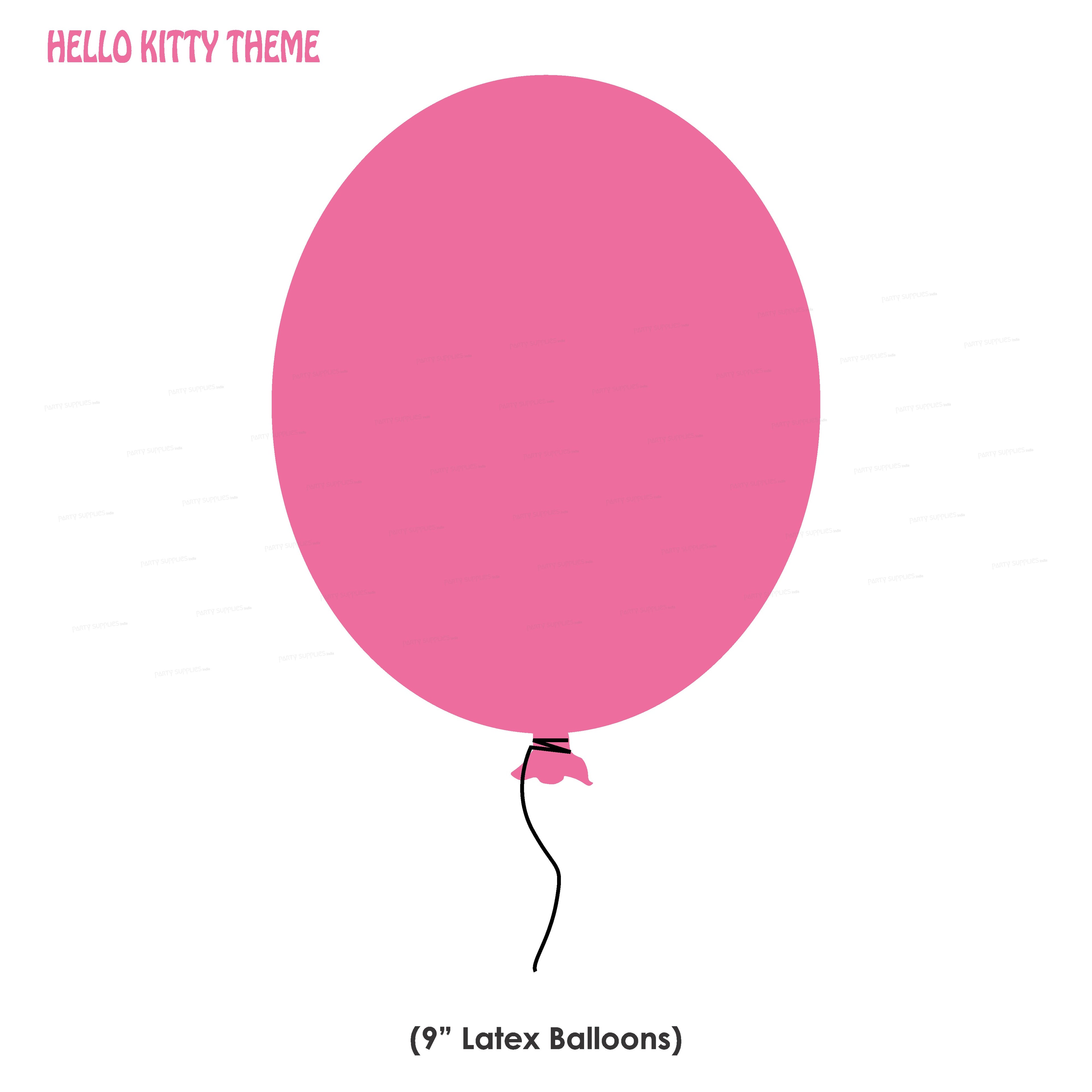 PSI Hello Kitty Theme Colour 60 Pcs Balloons
