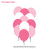 Pink Elephant Theme Colour 60 Pcs Balloons - image 1 of 2 | Party Supplies India
