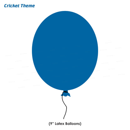 PSI Cricket Theme Colour 60 Pcs Balloons
