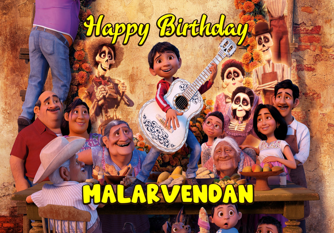 Coco Theme Premium Backdrop