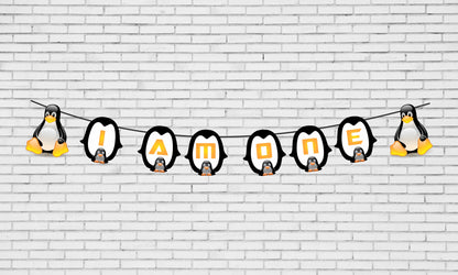 PSI Penguin Theme Baby Age Hanging