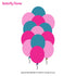 Butterfly Theme Colour 60 Pcs. Balloons - image 1 of 2 | Party Supplies India