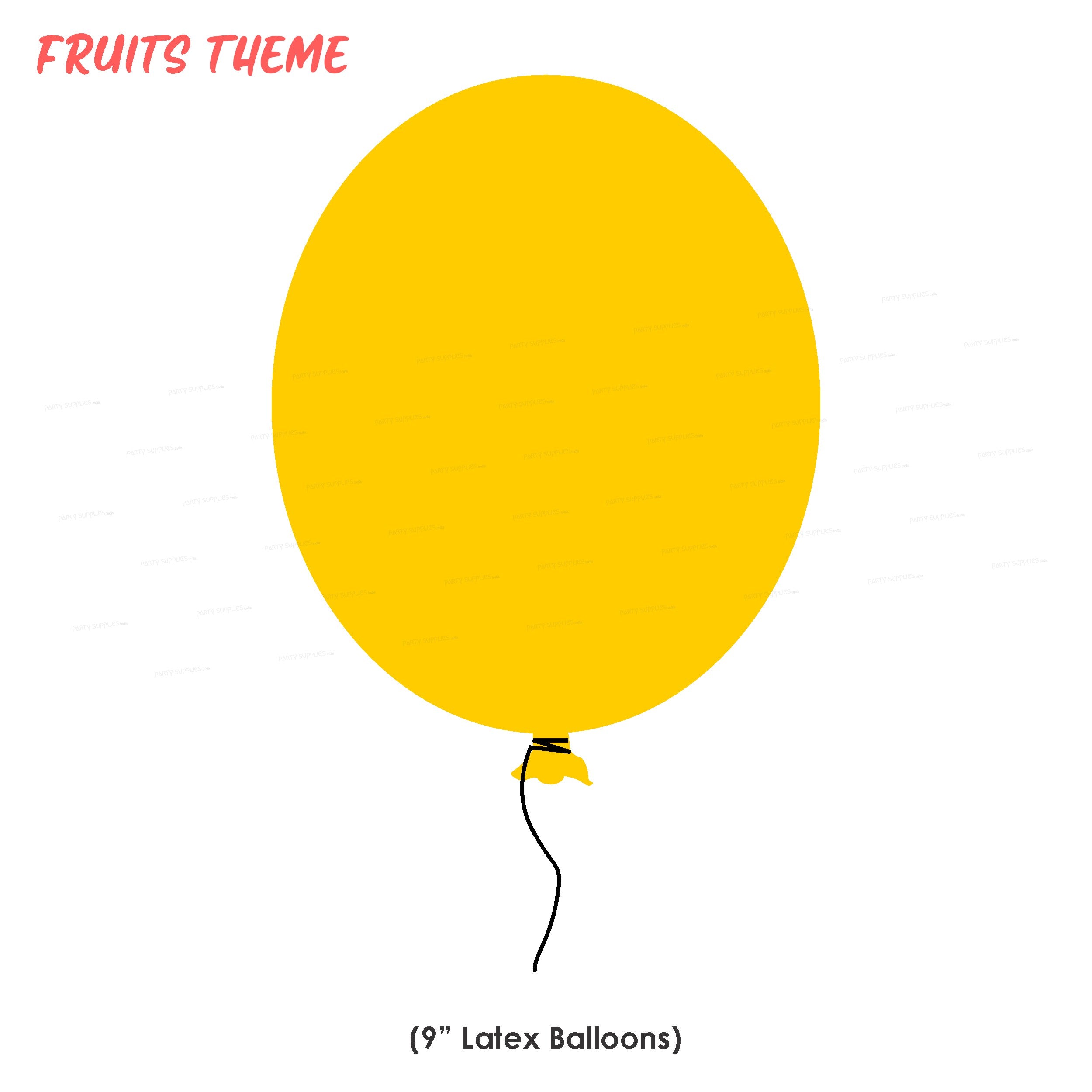 PSI Fruits Theme Colour 60 Pcs. Balloons