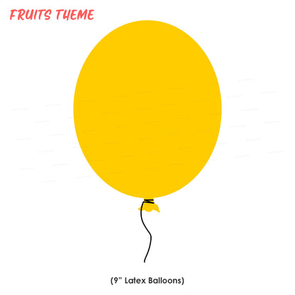 PSI Fruits Theme Colour 60 Pcs. Balloons