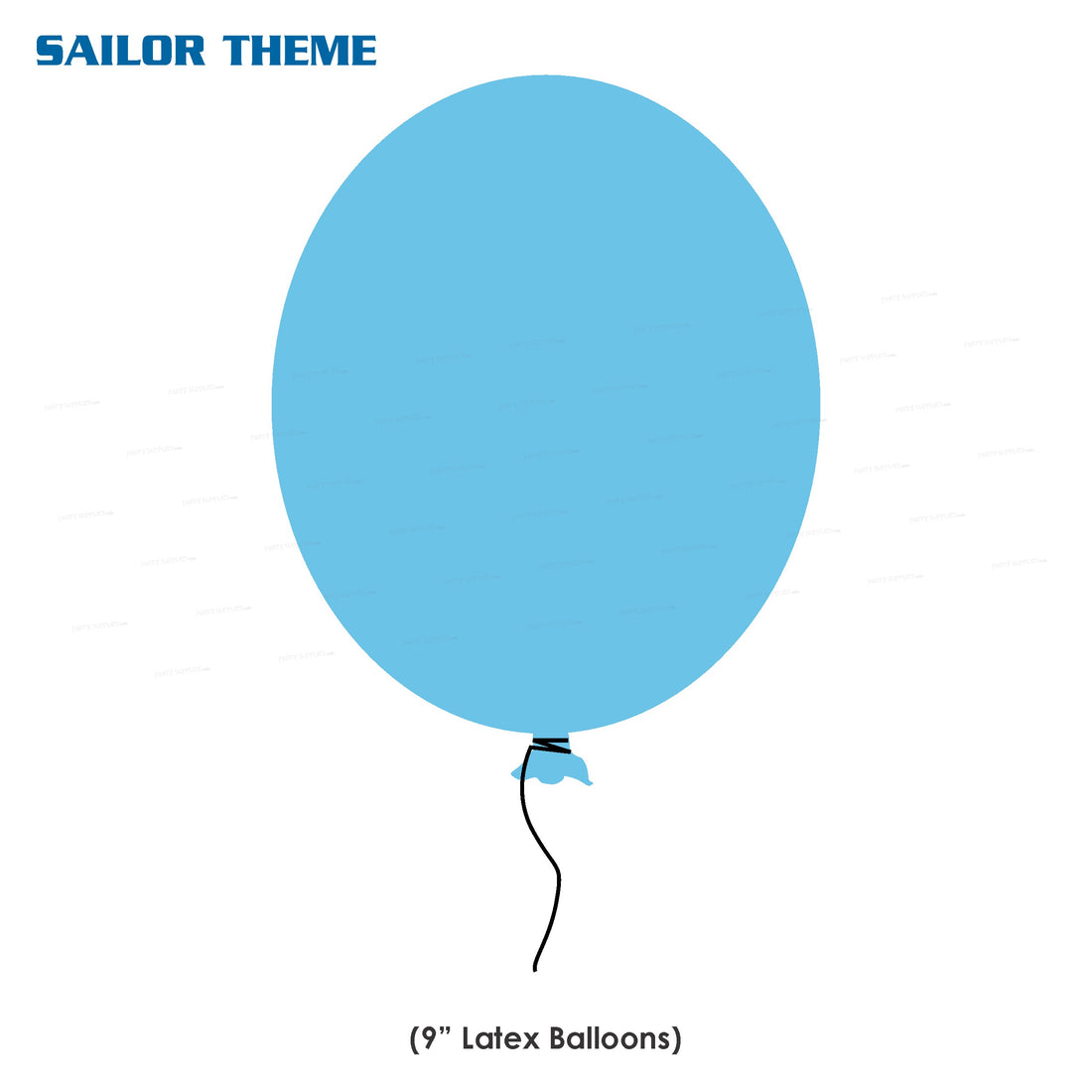 PSI Sailor Theme Colour 60 Pcs. Balloons