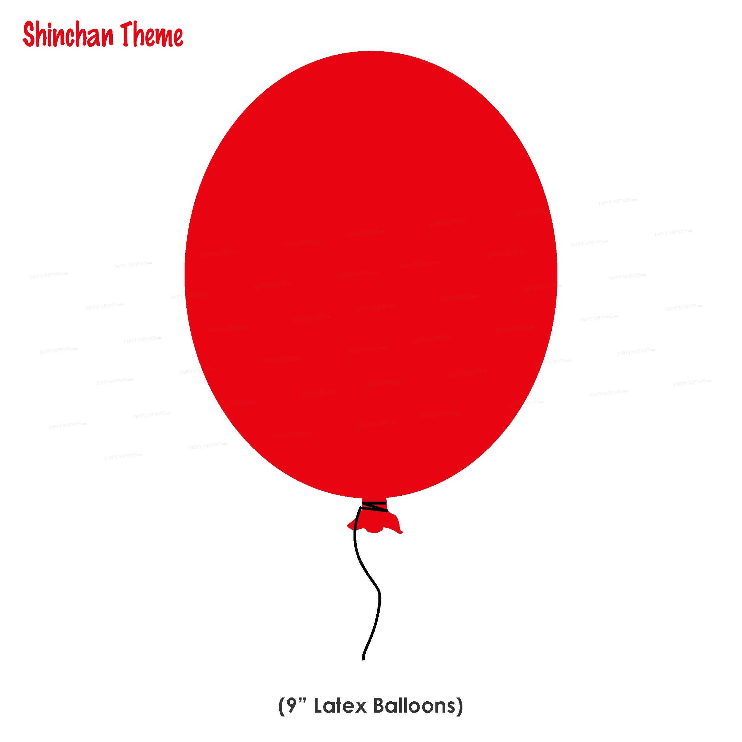 PSI Shinchan Theme Colour 60 Pcs. Balloons