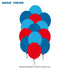 Sonic the Hedgehog Theme Colour 60 Pcs. Balloons - image 1 of 2 | Party Supplies India