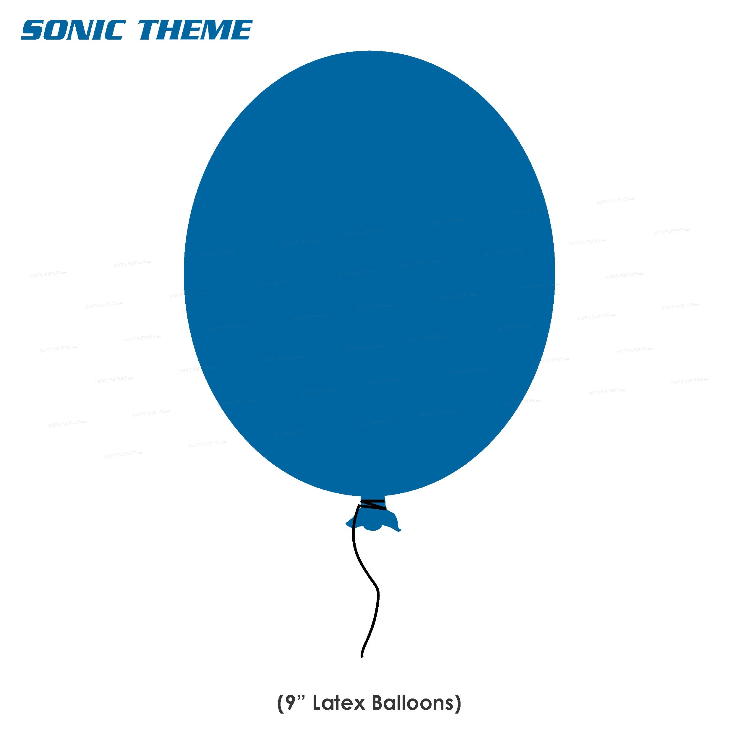 Sonic the Hedgehog Theme Colour 60 Pcs. Balloons
