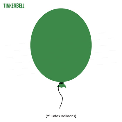 PSI Tinkerbell Theme Colour 60 Pcs. Balloons