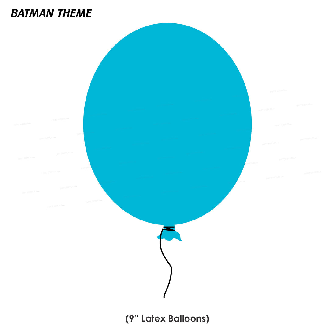 PSI Batman Theme Colour 60 Pcs. Balloons