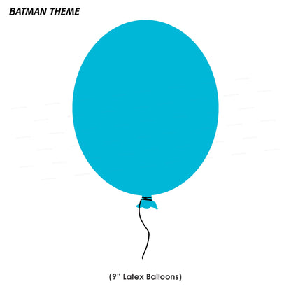 Batman Theme Colour 60 Pcs. Balloons