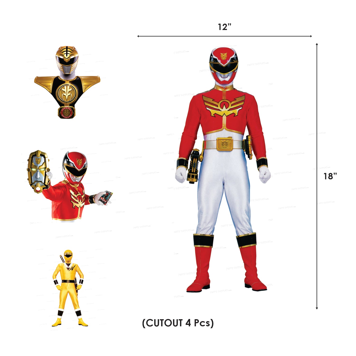 Power Rangers Theme Premium Combo Kit