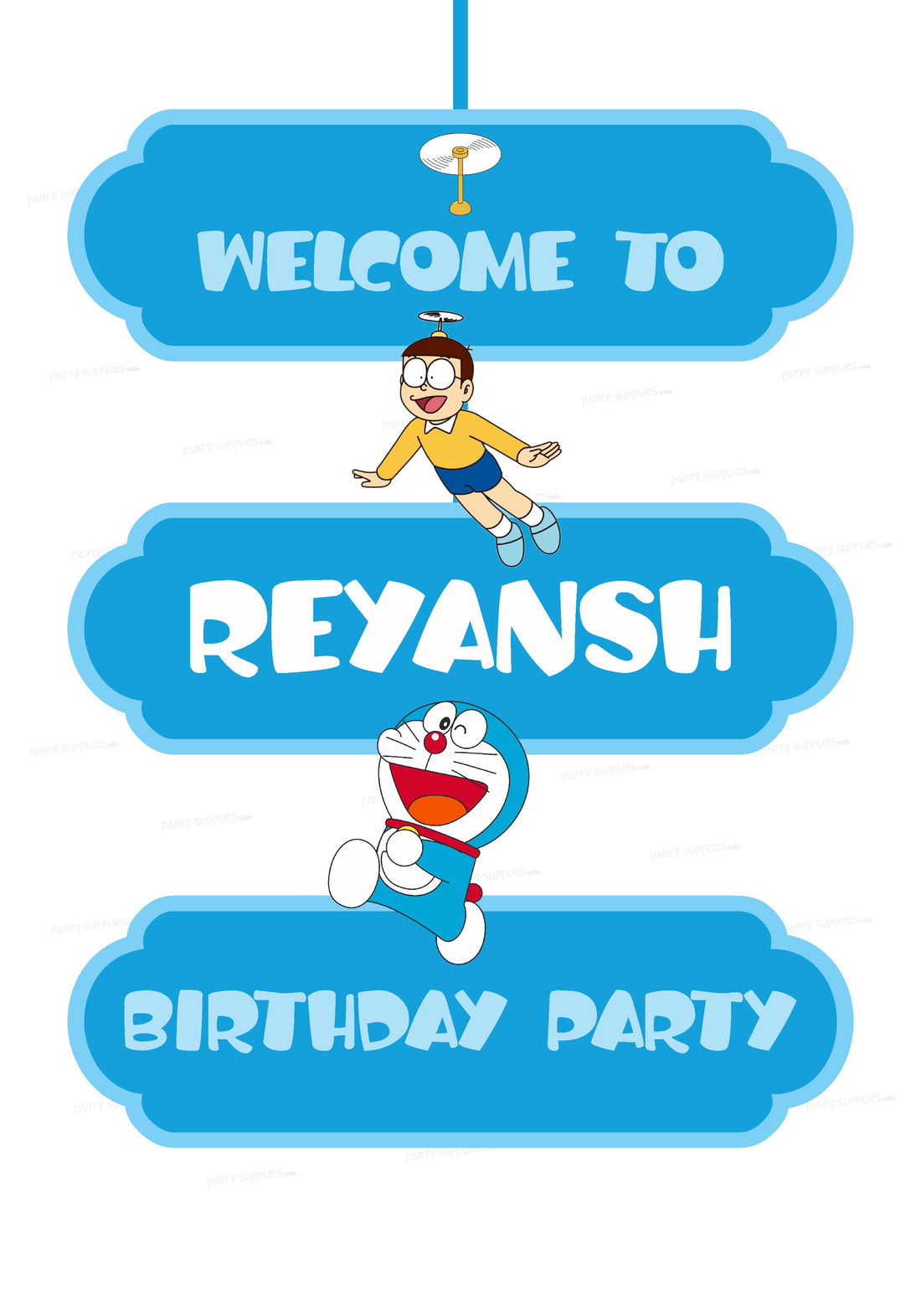 PSI Doraemon Theme Door Poster