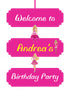 Barbie Theme Door Poster - image 1 of 3 | Party Supplies India