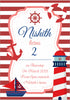 Sailor Theme Invite - image 1 of 3 | Party Supplies India
