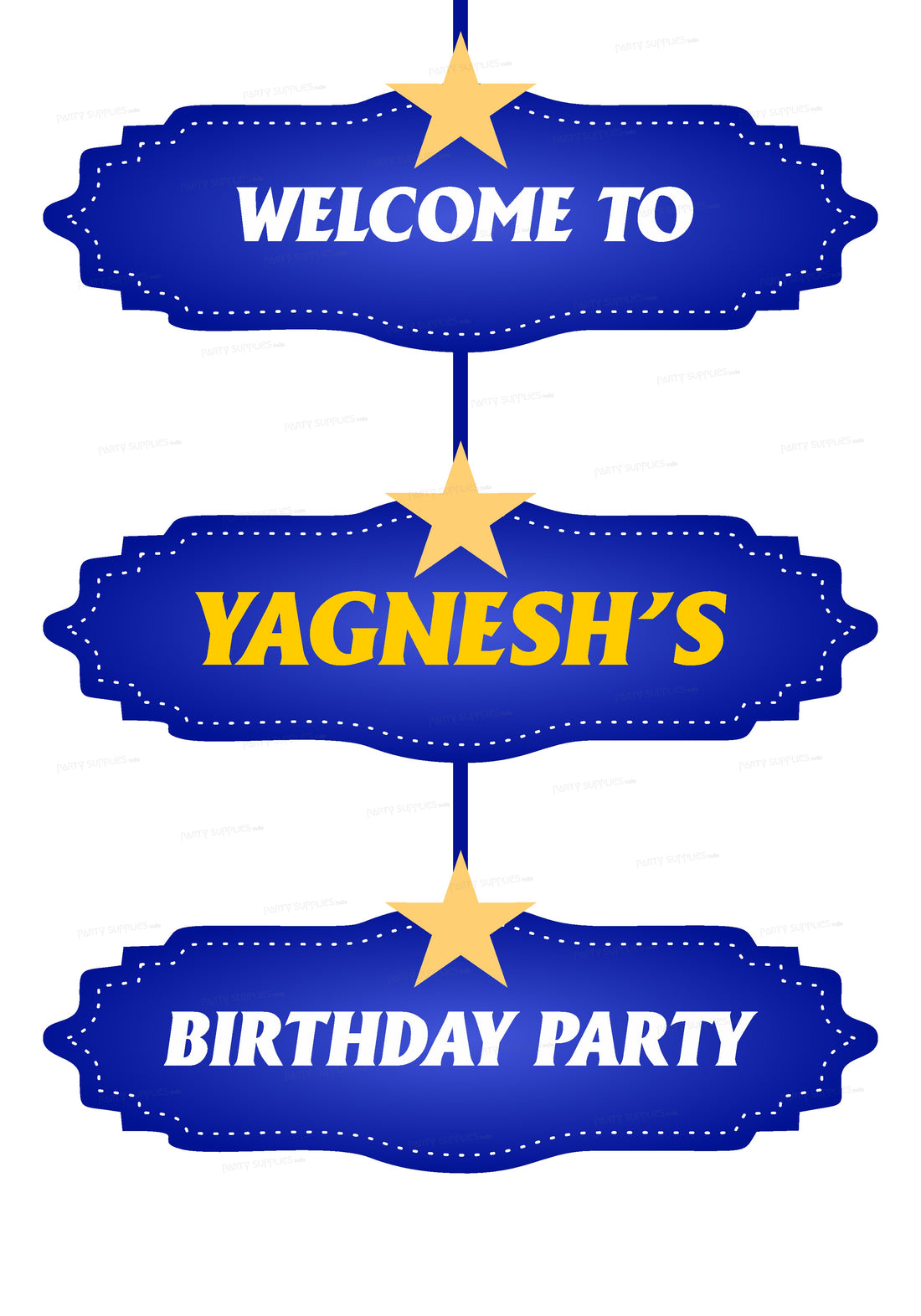 Twinkle Twinkle Little Star Boy Theme Door Poster