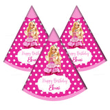 Barbie  Customized Theme Hat - image 1 of 3 | Party Supplies India