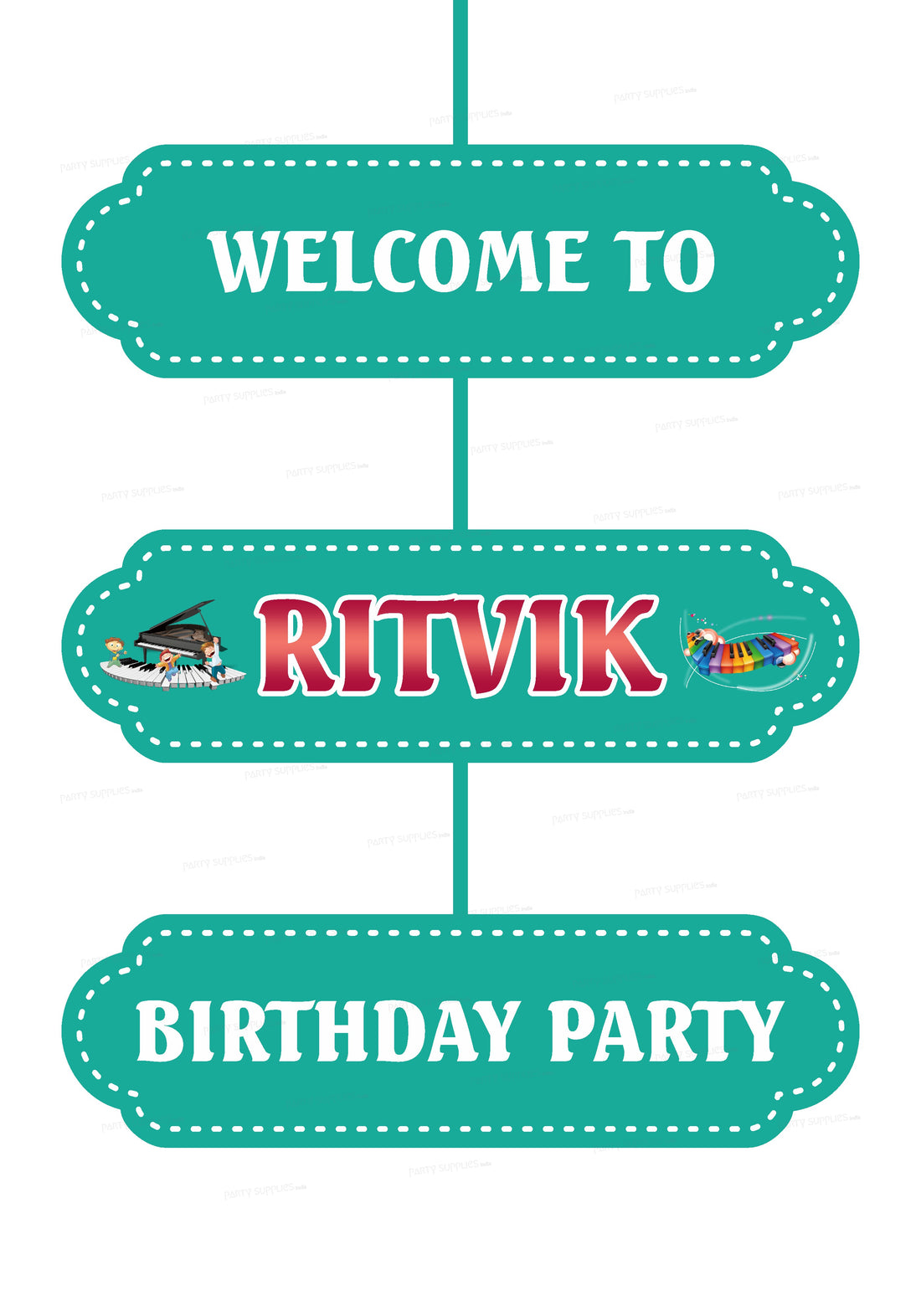 Music Theme Door Poster