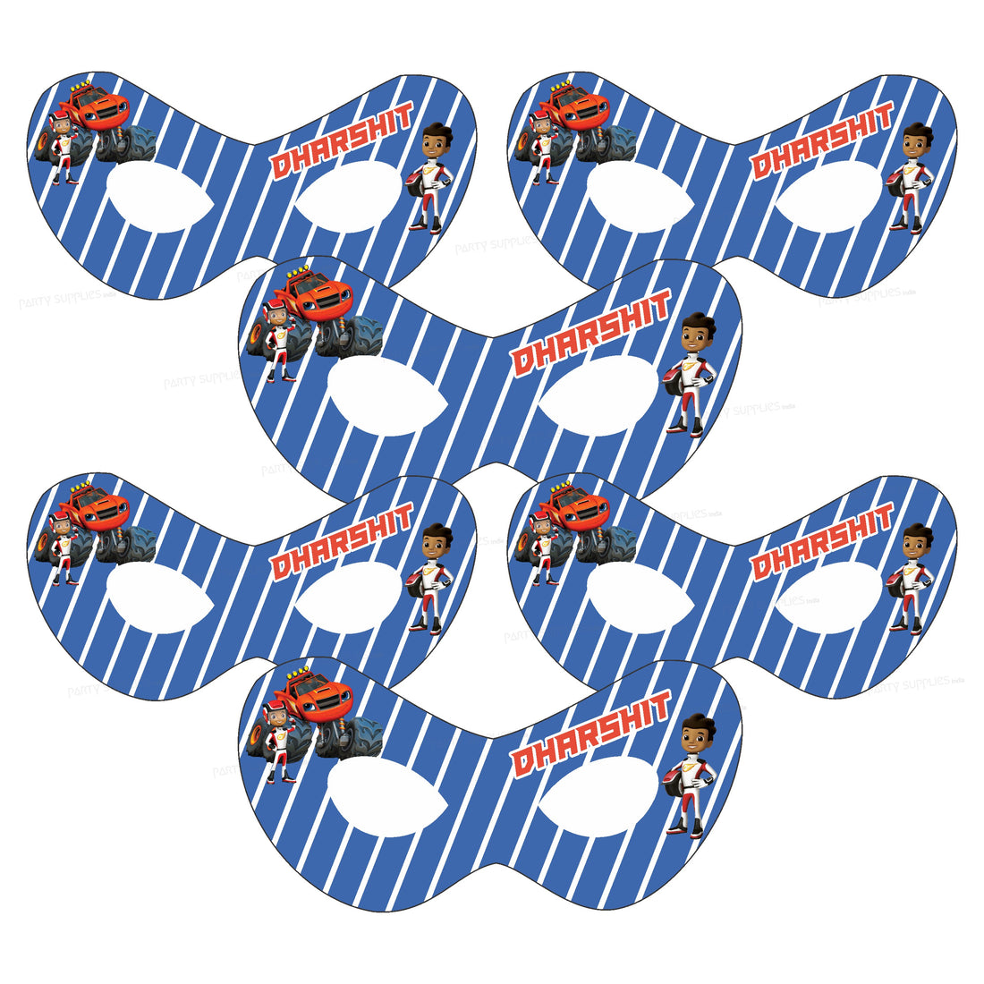 Blaze and the Monster Machines Theme Personalized Eye Mask