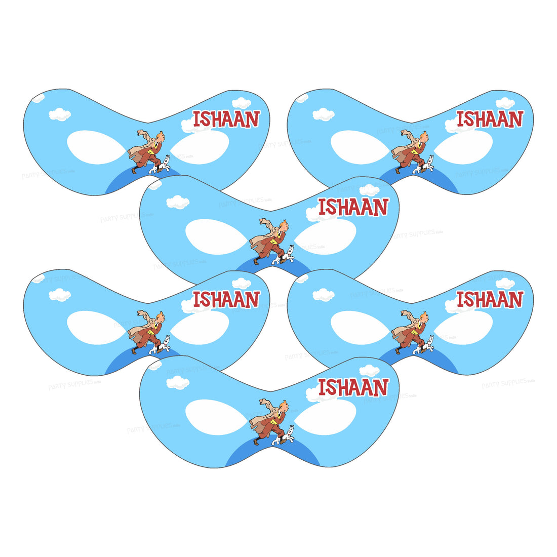 Tintin Theme Personalized Eye Mask