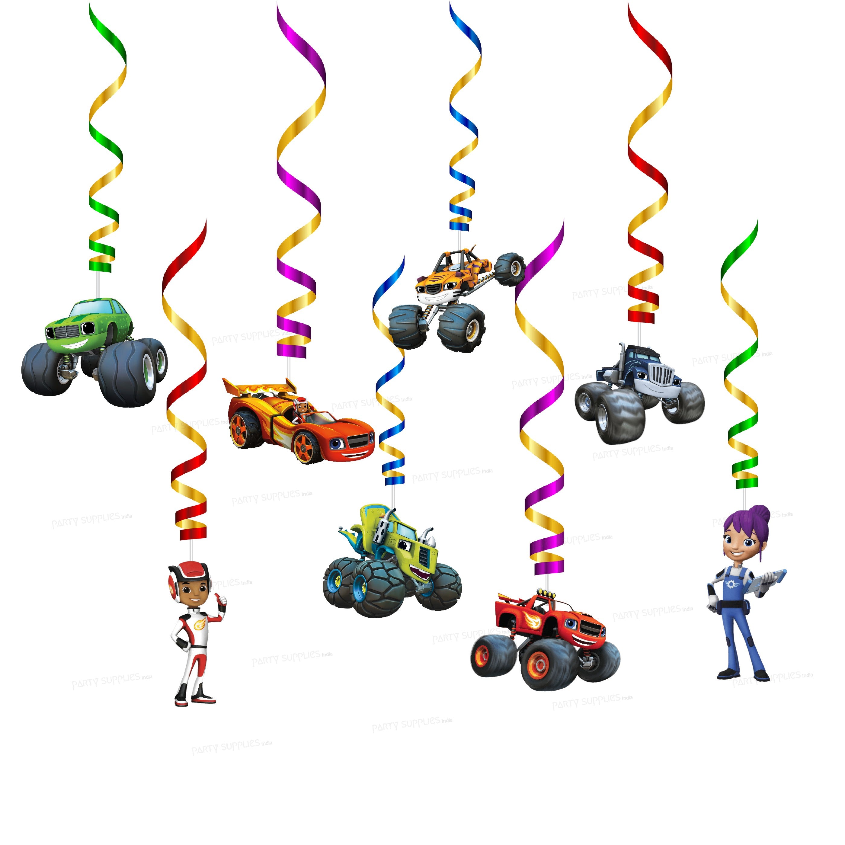 Blaze and the Monster Machines Theme Swirls