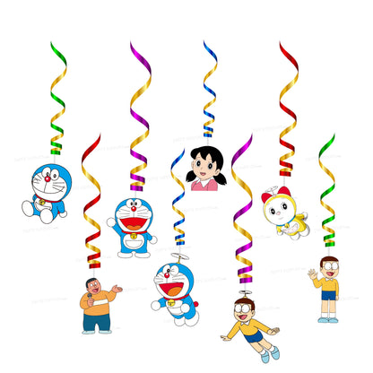 Doraemon Theme Classic Swirls