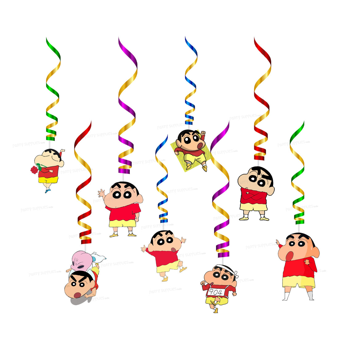 Shinchan Theme Swirls