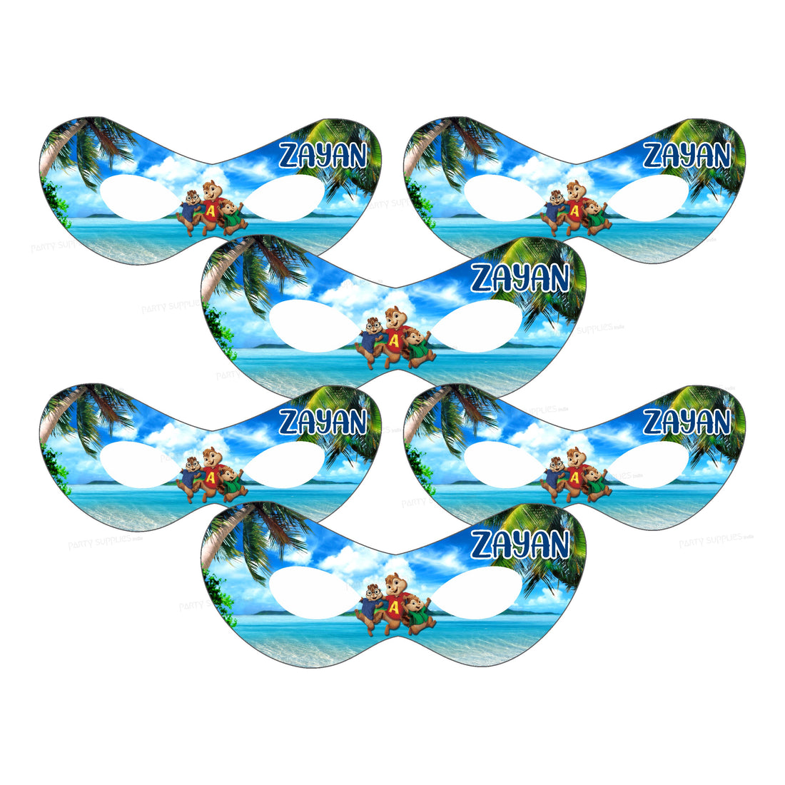 Alvin and Chipmunks Theme Personalized Eye Mask