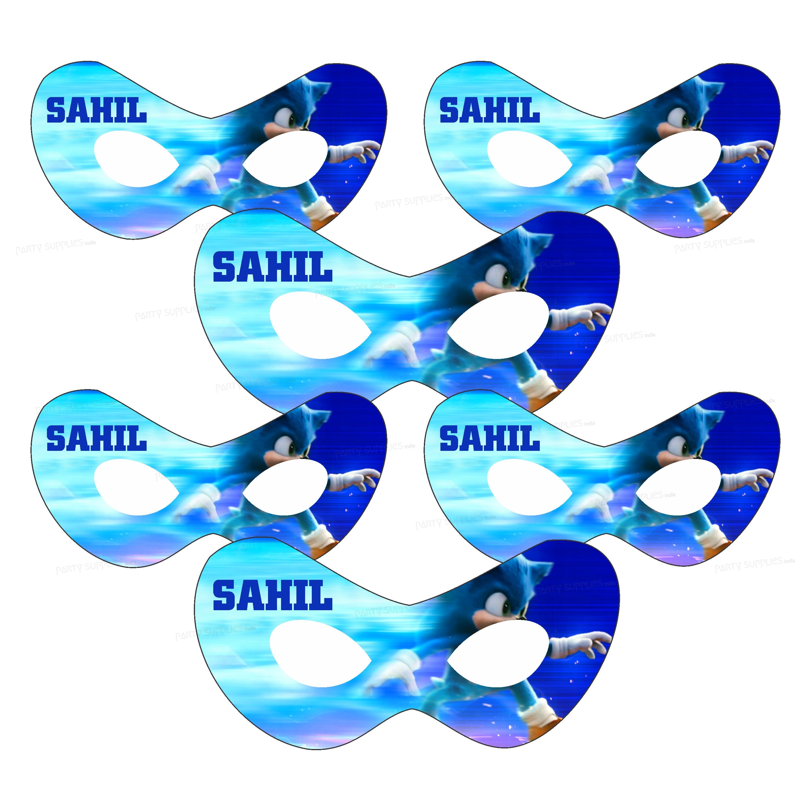 Sonic the Hedgehog Theme Personalized Eye Mask