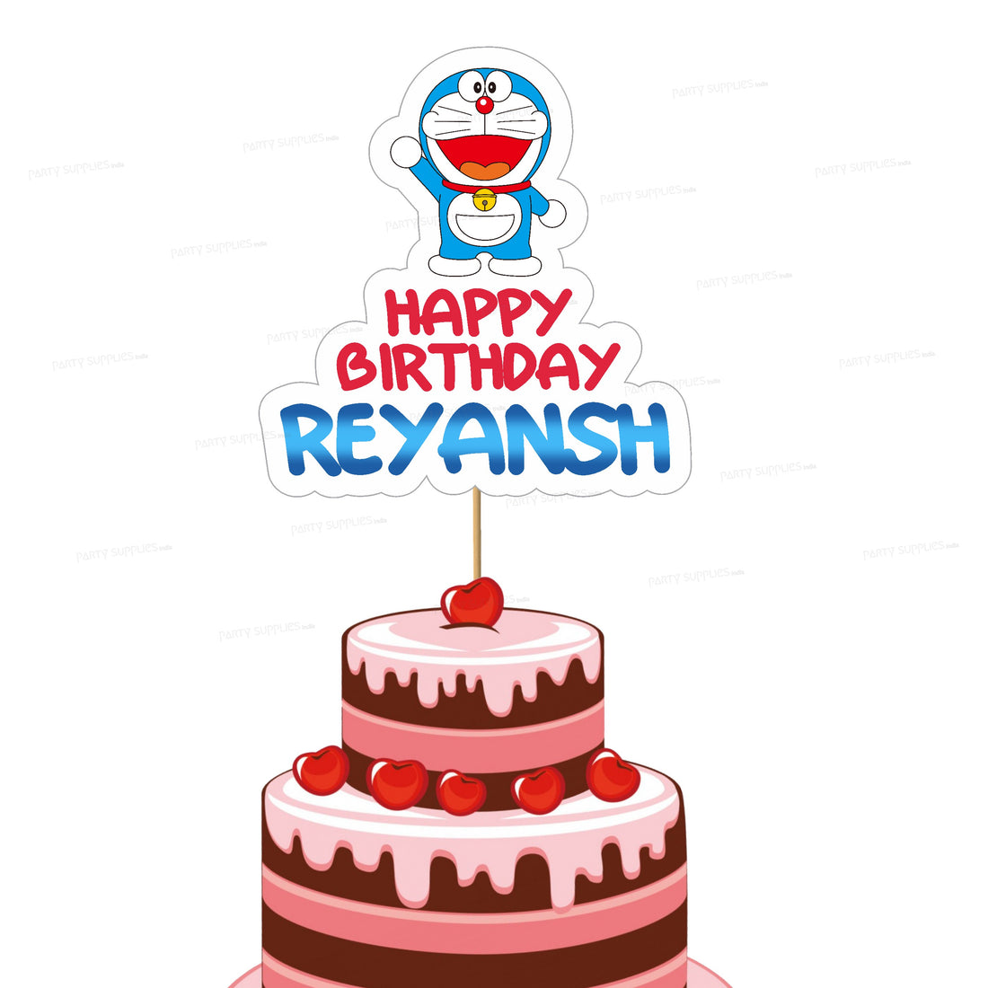 Doraemon Theme Cake Topper