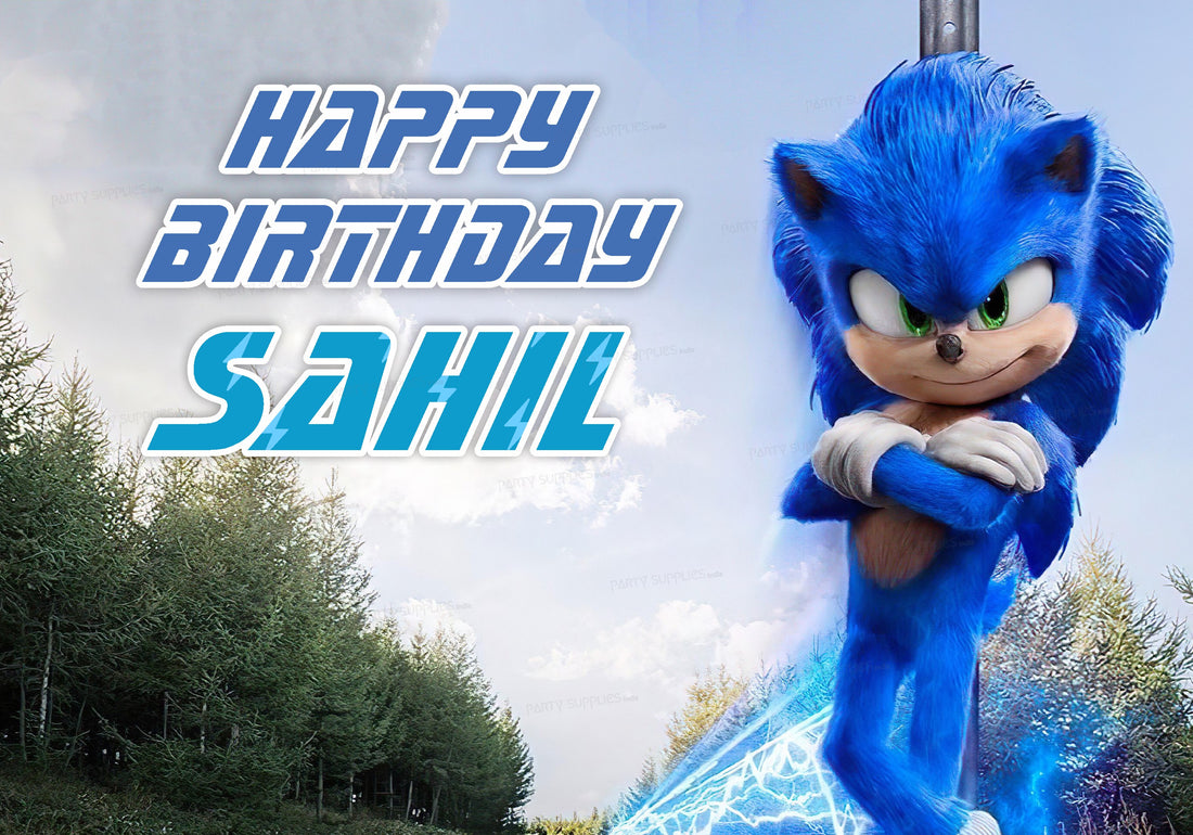 Sonic the Hedgehog Theme Backdrop