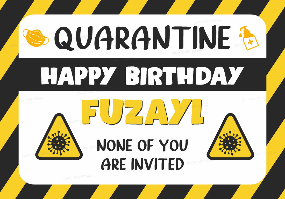 Quarantine Theme Customized Backdrop
