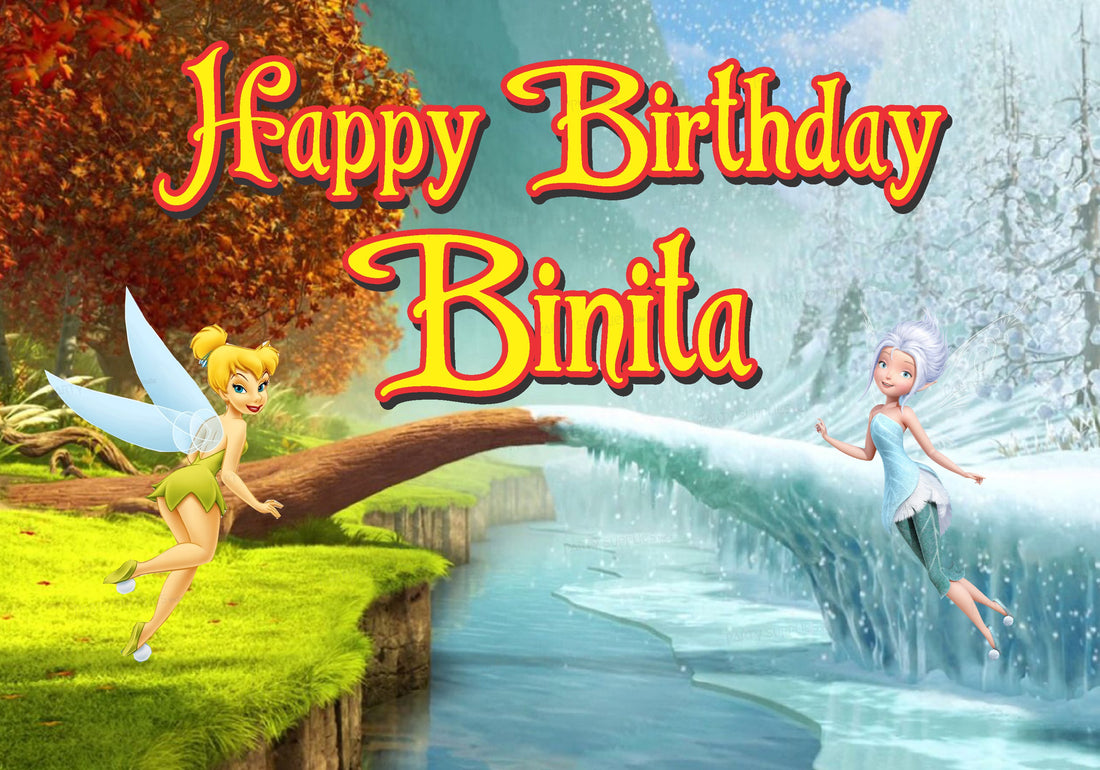 Tinker Bell Theme Customized Backdrop