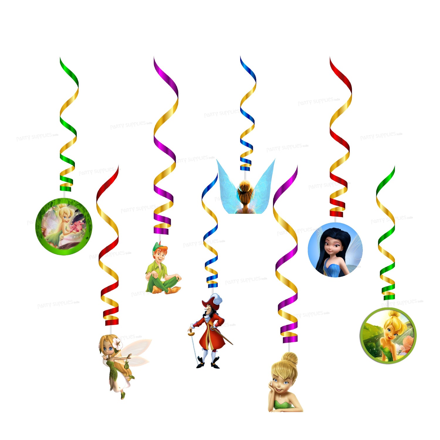 Tinker Bell Theme Classic Swirls - image 1 of 2 | Party Supplies India