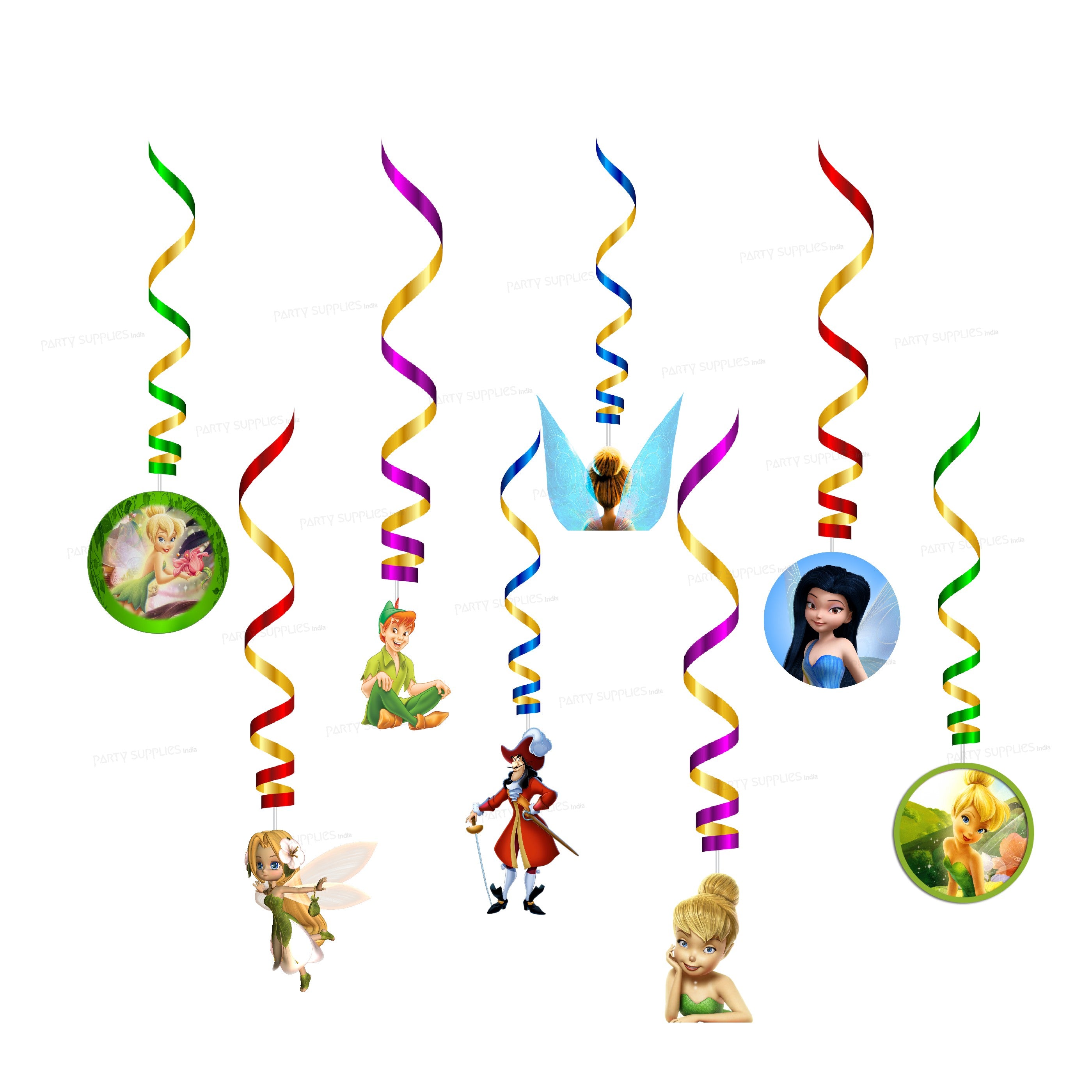 Tinker Bell Theme Classic Swirls - image 1 of 2 | Party Supplies India