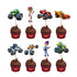 Blaze and the Monster Machines Theme Classic Cup Cake Topper - image 1 of 3 | Party Supplies India