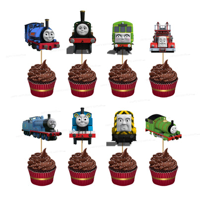 PSI Thomas and Friends Theme Cup Cake Topper