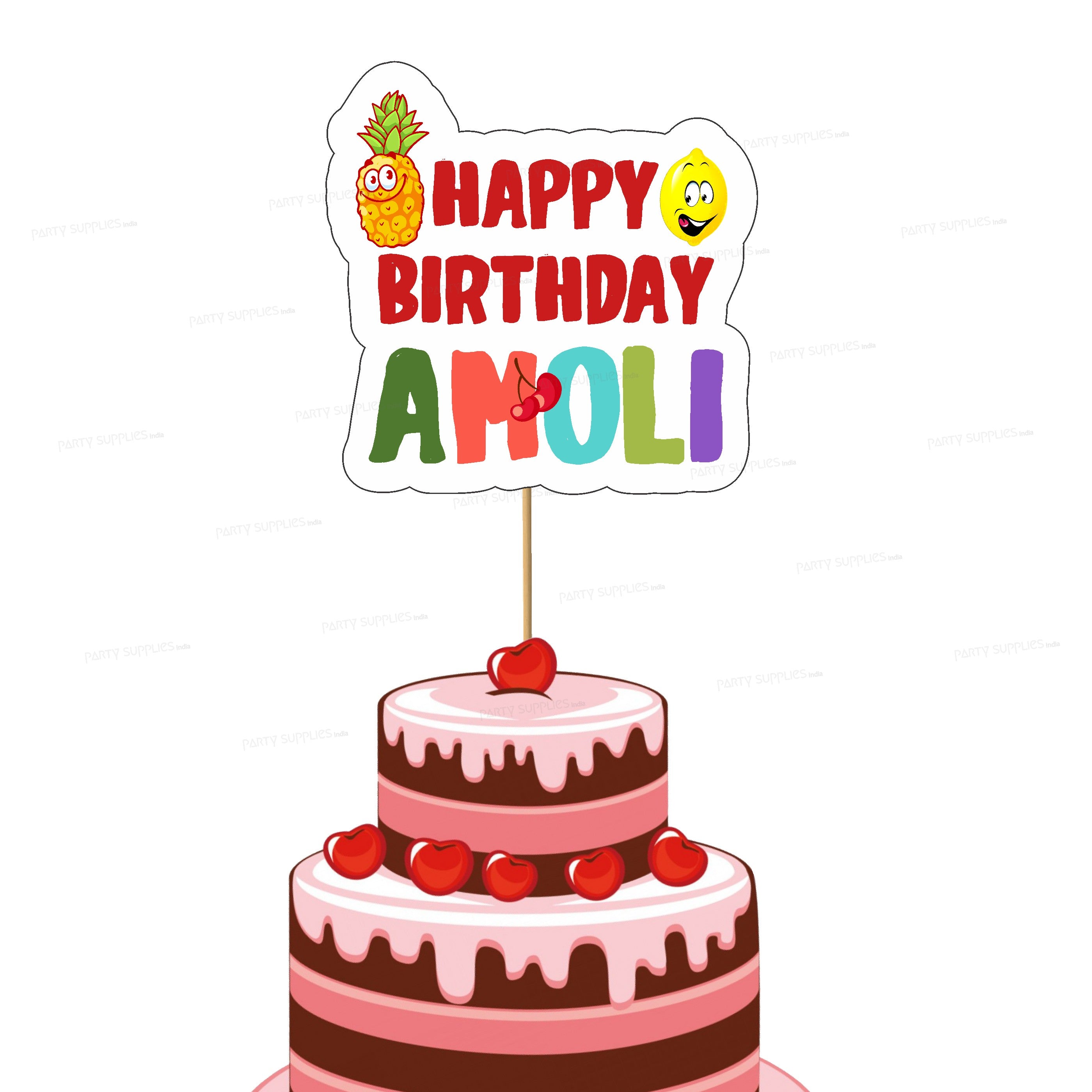 Buy REGALOCASILA Happy Birthday Gift Cake Design Fridge Magnet Aijaz Name  Digital Print Refrigerator Accessories Online at Low Prices in India -  Amazon.in
