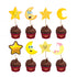 Twinkle Twinkle Little Star Boy Theme Cup Cake Topper - image 1 of 3 | Party Supplies India