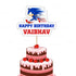 Sonic the Hedgehog Theme Cake Topper - image 1 of 3 | Party Supplies India