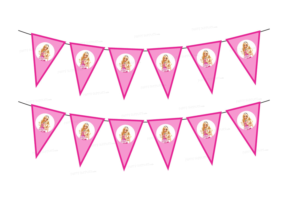 Barbie Theme Flag Bunting