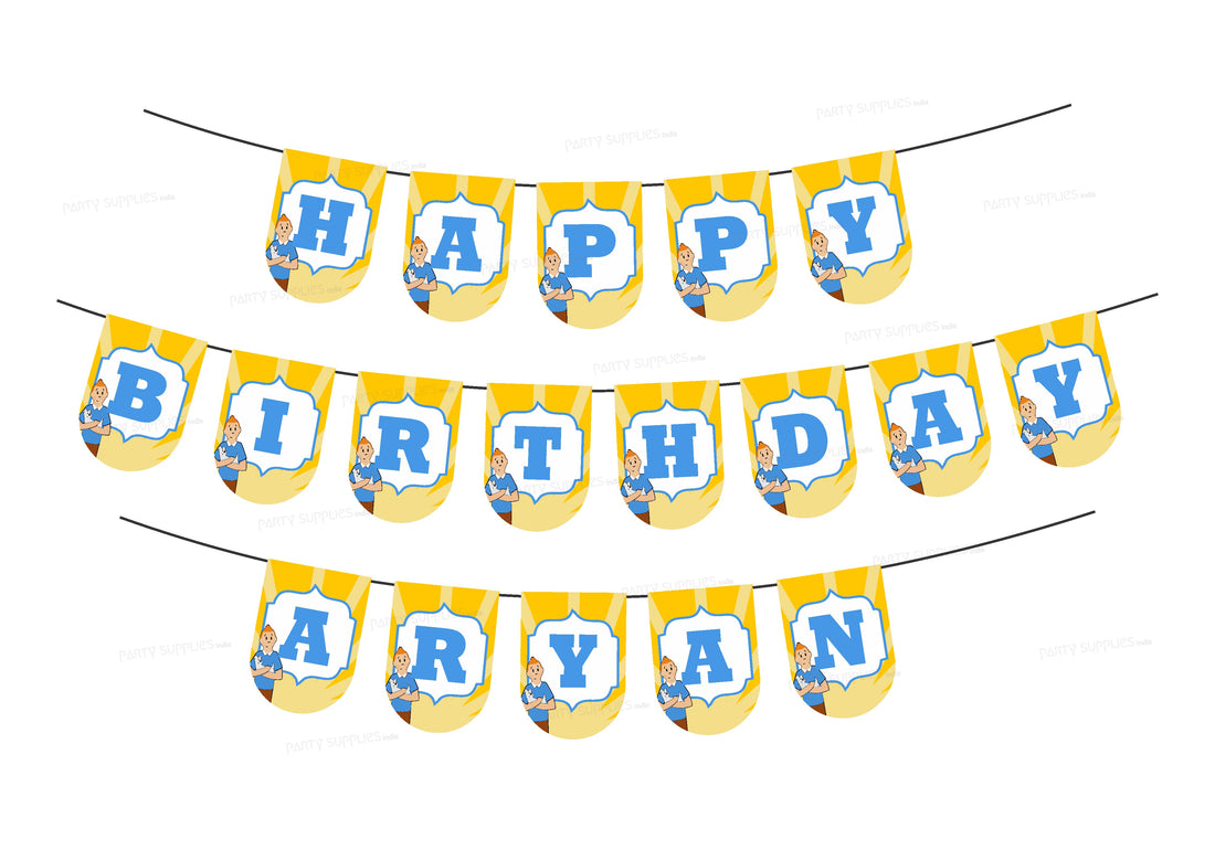 Tintin Theme Personalized Hanging