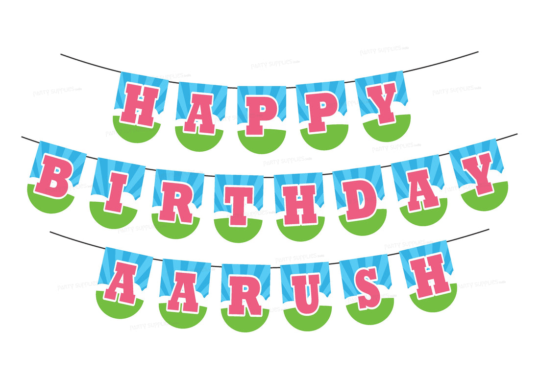 Baby Bus Theme Personalized Hanging