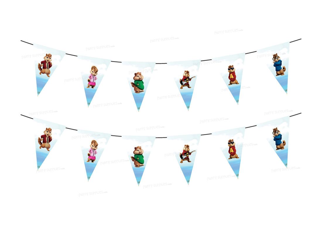 Alvin and Chipmunks Theme Flag Bunting