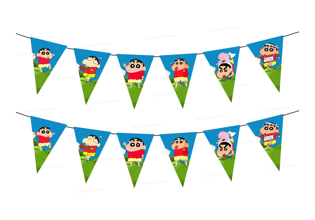 Shinchan Theme Flag Bunting