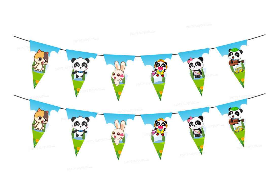 Baby Bus Theme Flag Bunting