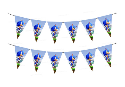 Sonic the Hedgehog Theme Flag Bunting