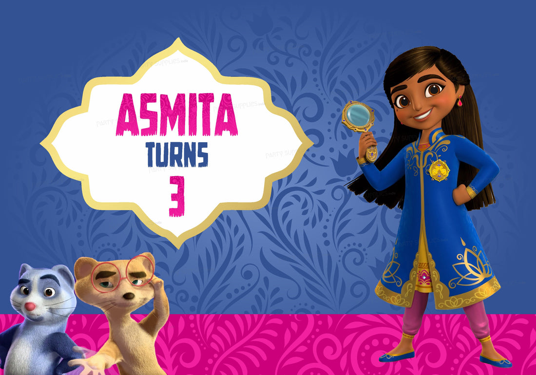 Mira Royal detective Theme Personalized Backdrop